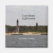 Cape Henry Lighthouses magnet (Voorkant)