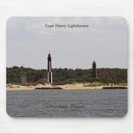 Cape Henry Lighthouses mousepad Muismat
