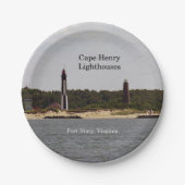 Cape Henry Lighthouses paper bord (Voorkant)