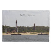 Cape Henry Lighthouses pillow hoesje Kussensloop (Achterkant)
