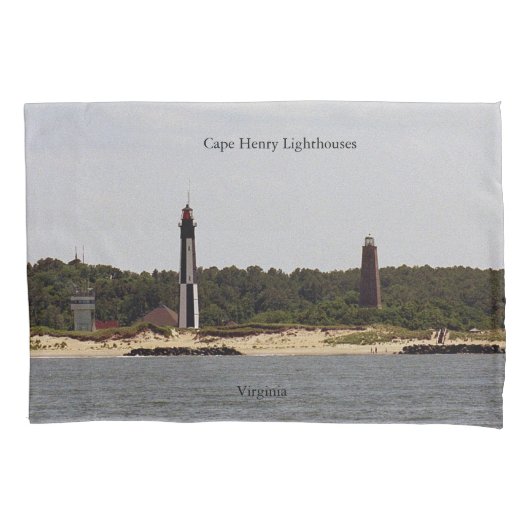 Cape Henry Lighthouses pillow hoesje Kussensloop (Voorkant)