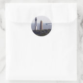 Cape Henry Lighthouses Ronde Sticker (Tas)