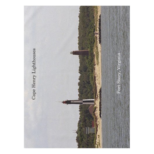 Cape Henry Lighthouses Tafelkleed (Voorkant)