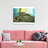 Cape Horn en Cigar Rock op de Columbia River Canvas Afdruk (Insitu (Woonkamer))