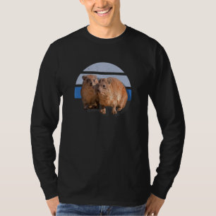 Cape Hyrax en Rock Rabbit en Rock Hyrax Mannen Wom T-shirt