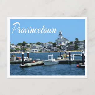 Cape-kabeljauw, Provincetown MA-postkaart Briefkaart