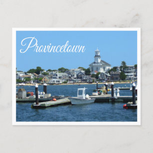 Cape-kabeljauw, Provincetown MA-postkaart Briefkaart
