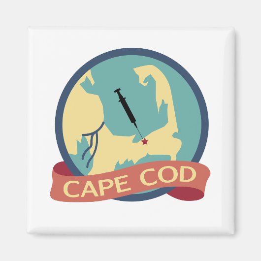 Cape-kabeljauwpictogram Magneet (Voorkant)