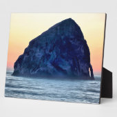 Cape Kiwanda Haystack Rock bij Sunset Fotoplaat (Zijkant)