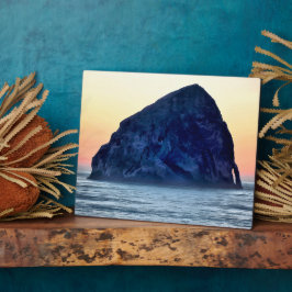 Cape Kiwanda Haystack Rock bij Sunset Fotoplaat