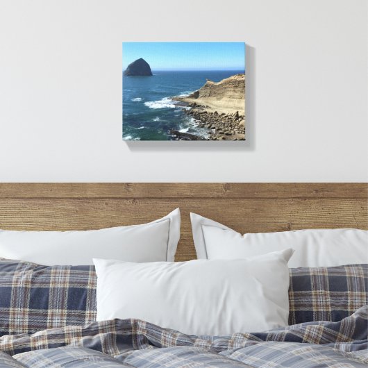 Cape Kiwanda Oregon Canvas Afdruk (Insitu (Slaapkamer))