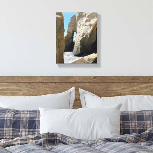 Cape Kiwanda Oregon Canvas Afdruk (Insitu (Slaapkamer))
