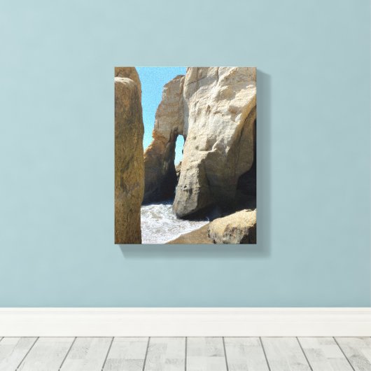 Cape Kiwanda Oregon Canvas Afdruk (Insitu (Houten vloer))