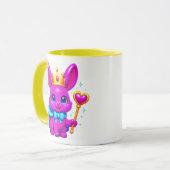 Cape konijn en kroon mok (Voorkant links)