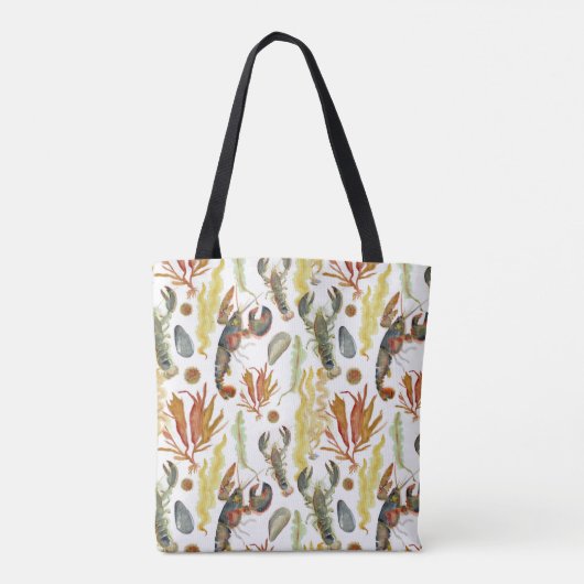 Cape Lobster-Tas Tote Bag (Achterkant)