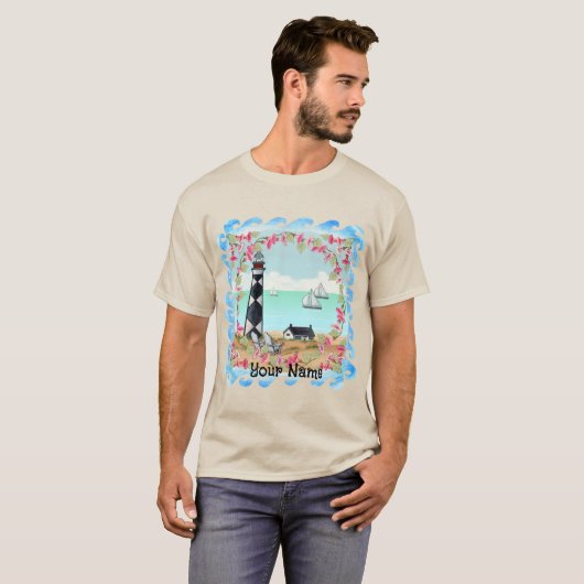 Cape Lookout Lighthouse t-shirt (Voorkant volledig)