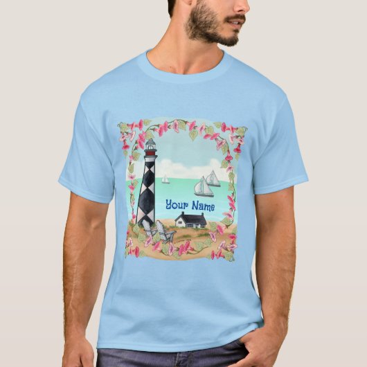 Cape Lookout Lighthouse t-shirt (Voorkant)