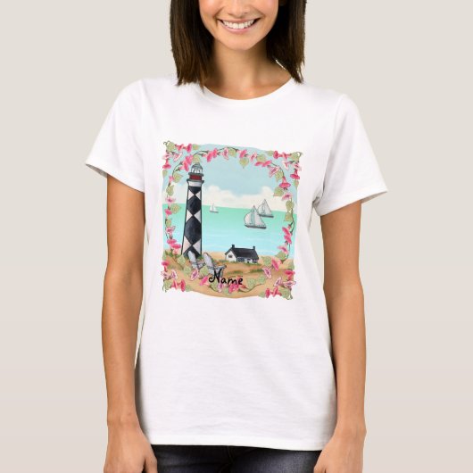Cape Lookout Lighthouse t-shirt (Voorkant)