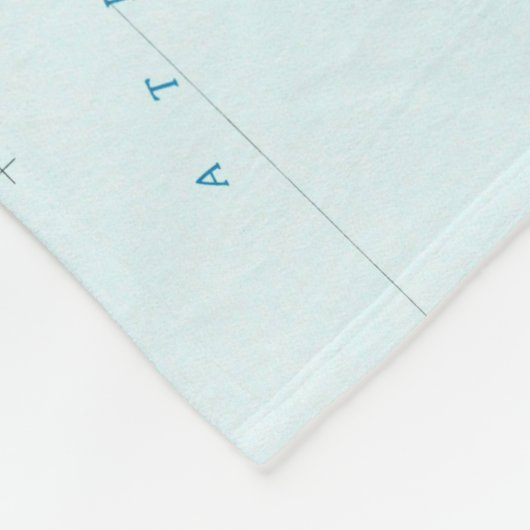 Cape Lookout National Seashore & Morehead City Map Fleece Deken (Hoek)