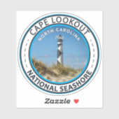 Cape Lookout National Seashore North Carolina Sticker (Vel)