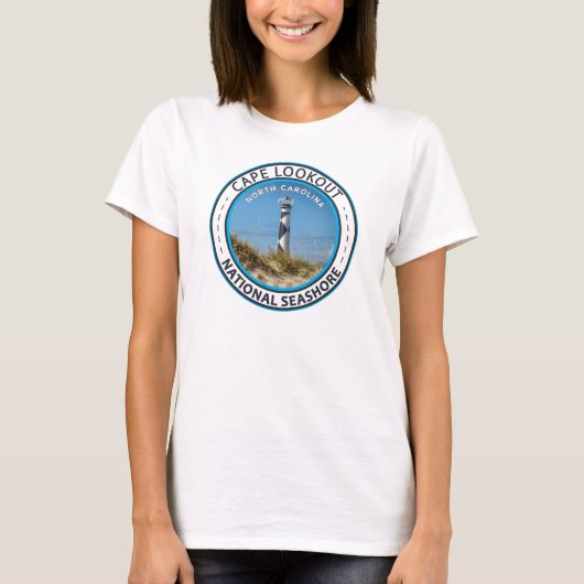 Cape Lookout National Seashore North Carolina T-shirt (Voorkant)