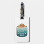 Cape Lookout National Seashore Seagulls Bagagelabel (Achterkant verticaal)