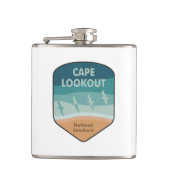 Cape Lookout National Seashore Seagulls Heupfles (Voorkant)