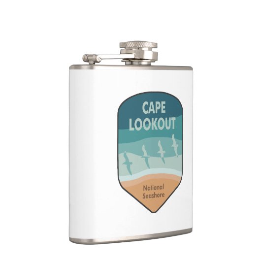 Cape Lookout National Seashore Seagulls Heupfles (Rechts)