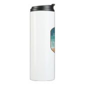 Cape Lookout National Seashore Seagulls Thermosbeker (Gedraaid links)