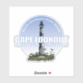 Cape Lookout National Seashore Sticker (Vel)