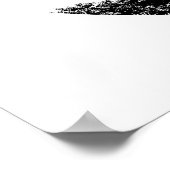 Cape Lookout, vuurtoren zwart-wit Poster (Hoek)