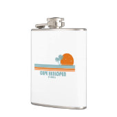 Cape lopen HenDelaware Sun Palm Trees Heupfles (Links)