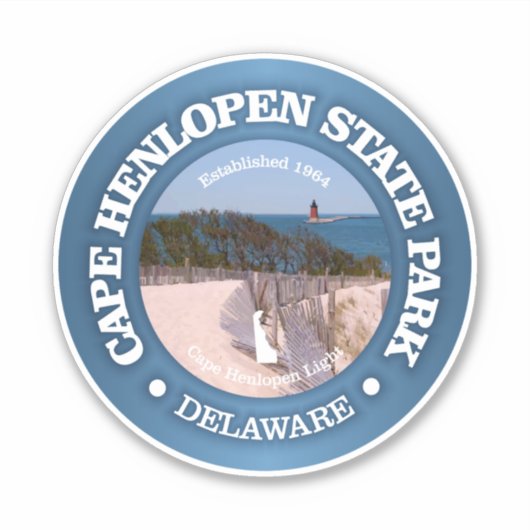 Cape lopen HenSP Sticker (Voorkant)