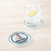 Cape lopen HenState Park Delaware Badge Zandsteen Onderzetter (Zijkant)