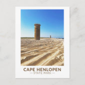 Cape lopen Henstate Park Delaware Waterverf Briefkaart (Voorkant)