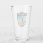 Cape lopen Henstate Park Delaware Waterverf Glas (Achterkant)