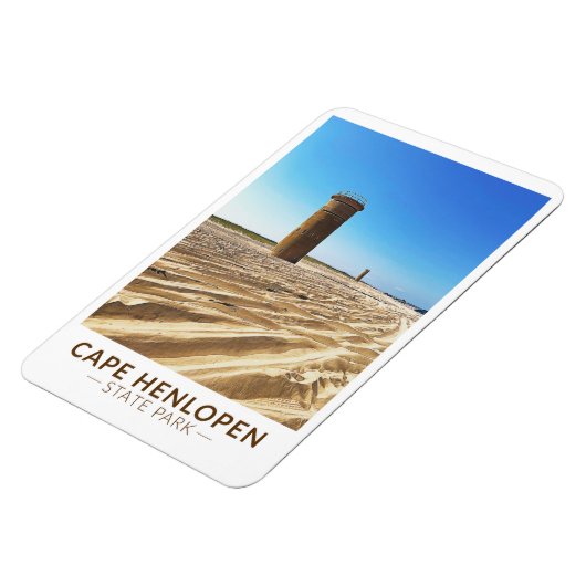 Cape lopen Henstate Park Delaware Waterverf Magneet (Linkerzijde)