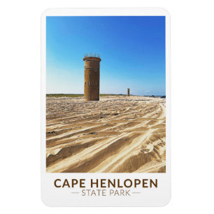 Cape lopen Henstate Park Delaware Waterverf Magneet