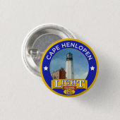 Cape lopen Henvuurtoren Ronde Button 3,2 Cm (Voorkant /achterkant)