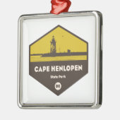 Cape lopen Stad Park Metalen Ornament (Links)