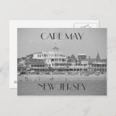 Cape May Black & White Briefkaart (Voorkant / Achterkant)