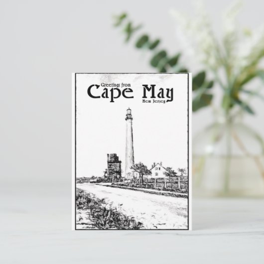 Cape May Briefkaart (Staand voorkant)