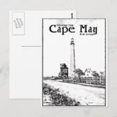 Cape May Briefkaart (Voorkant / Achterkant)