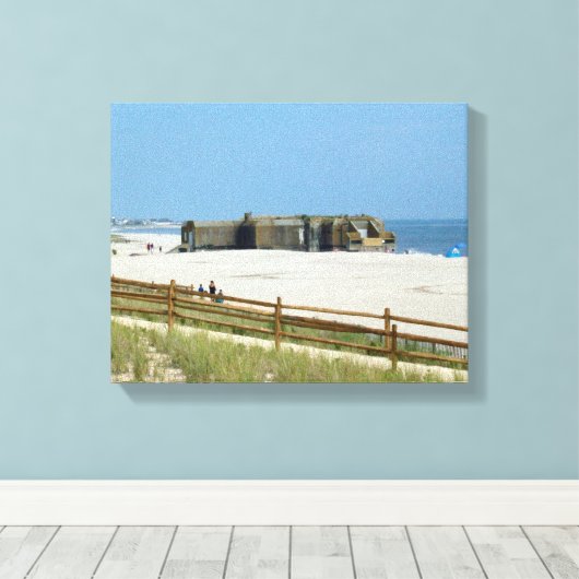 Cape May Bunker Canvas Afdruk (Insitu (Houten vloer))