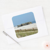 Cape May Bunker Vierkante Sticker (Envelop)