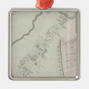 Cape May City en Zee Grove, New Jersey Metalen Ornament