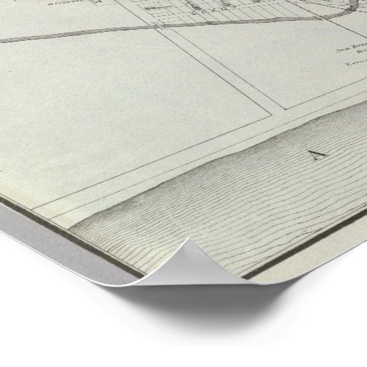 Cape May City en Zee Grove, New Jersey Poster (Hoek)