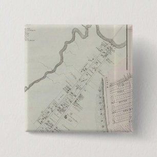 Cape May City en Zee Grove, New Jersey Vierkante Button 5,1 Cm