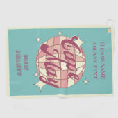 Cape May City New Jersey USA golfspeler Golfhanddoek (Horizontaal)