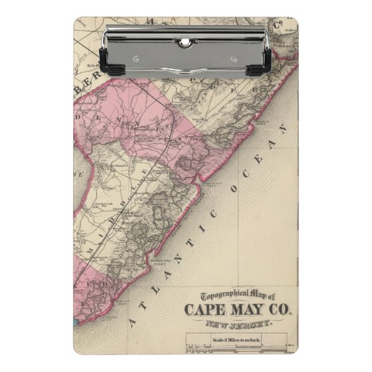 Cape May County, NJ Mini Klembord (Voorkant)